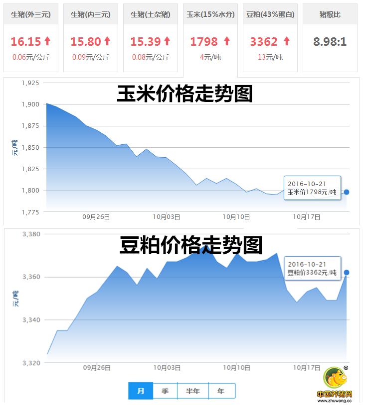 10月21日猪评：上涨助力不足 近期猪价或出现震荡？