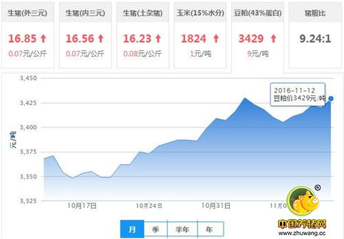 今日均价上涨7分，17元/公斤将成为出栏节点