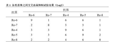 H5亚型高致病性禽流感疫苗毒株抗原性的变异分析