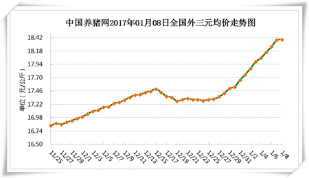 1月8日猪评：二三线城市猪价或迅速上涨 猪价没有下跌空间