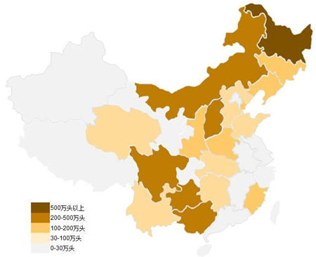 精华:一图看懂全国生猪养殖产业的投资及规模情况