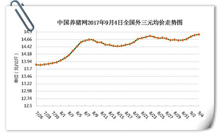 9月4日猪评：猪价稳中有涨，暴雨来袭又将何去何从？