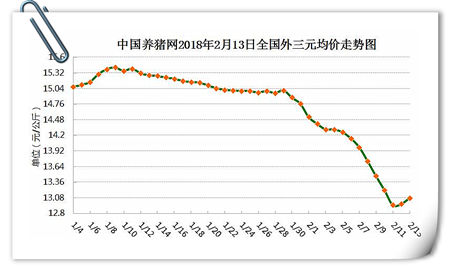 02月13日猪评：止跌上涨走势延续，猪价这是要反攻了吗？