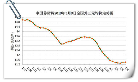 03月08日猪评：猪价持续调整，大反攻并未真正开始