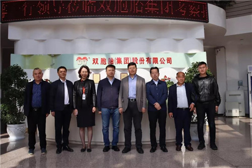 赤壁市委副书记莅临双胞胎交流60万头生猪养殖产业链项目