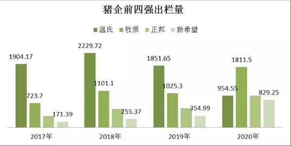 养猪4巨头排名改写，温氏表态不争养猪第一！
