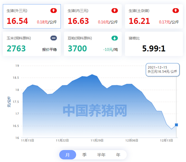 12月15日猪价：好消息！涨幅超1元，东北猪价“涨翻天”？