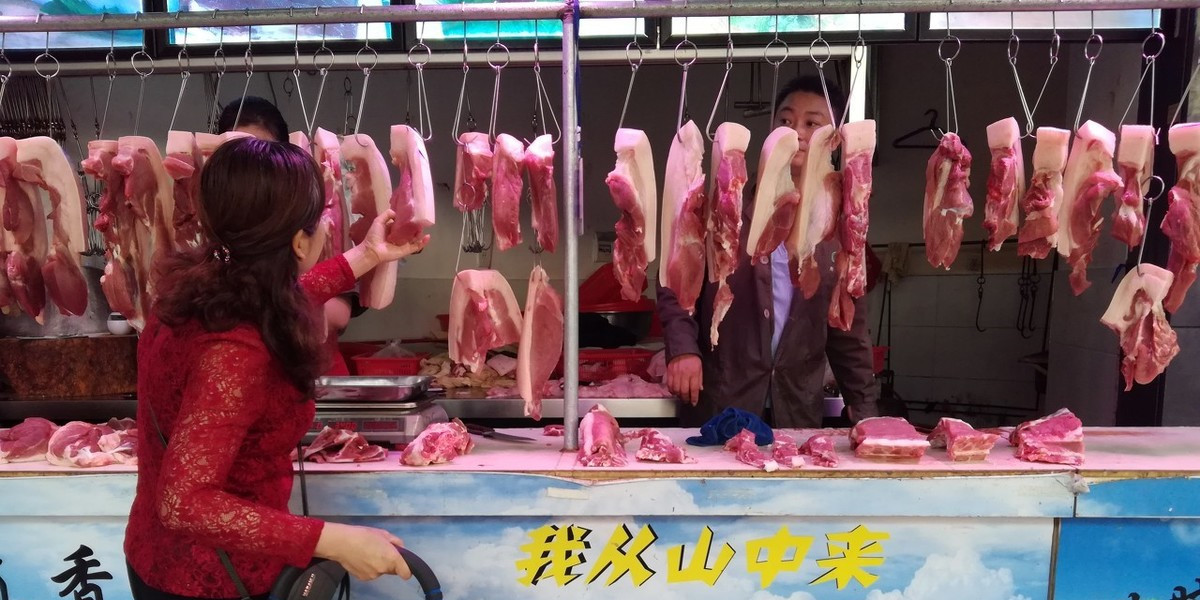 兰州：猪肉市场供应稳定，节性因素影响，近期猪肉价格小幅上涨