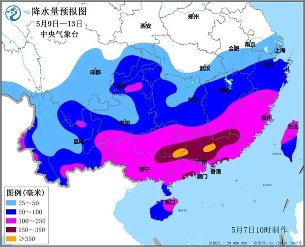  强降雨来袭，波及广东、广西、福建等多省份！或影响广东1992万头猪