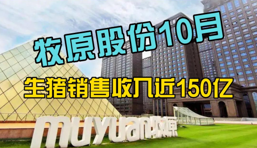 牧原股份：10月生猪销售收入149.37亿元！