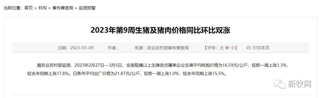 猪价回暖纾解经营压力，能繁母猪连续两个月减少！