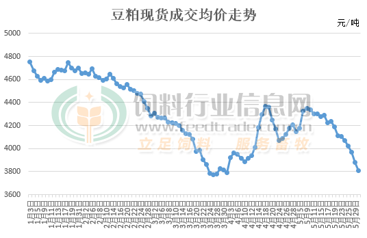 豆粕跌破3月低点！全面向3400元/吨靠拢