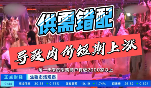 多地降雨影响生猪调运，供需错配导致肉价短期上涨！