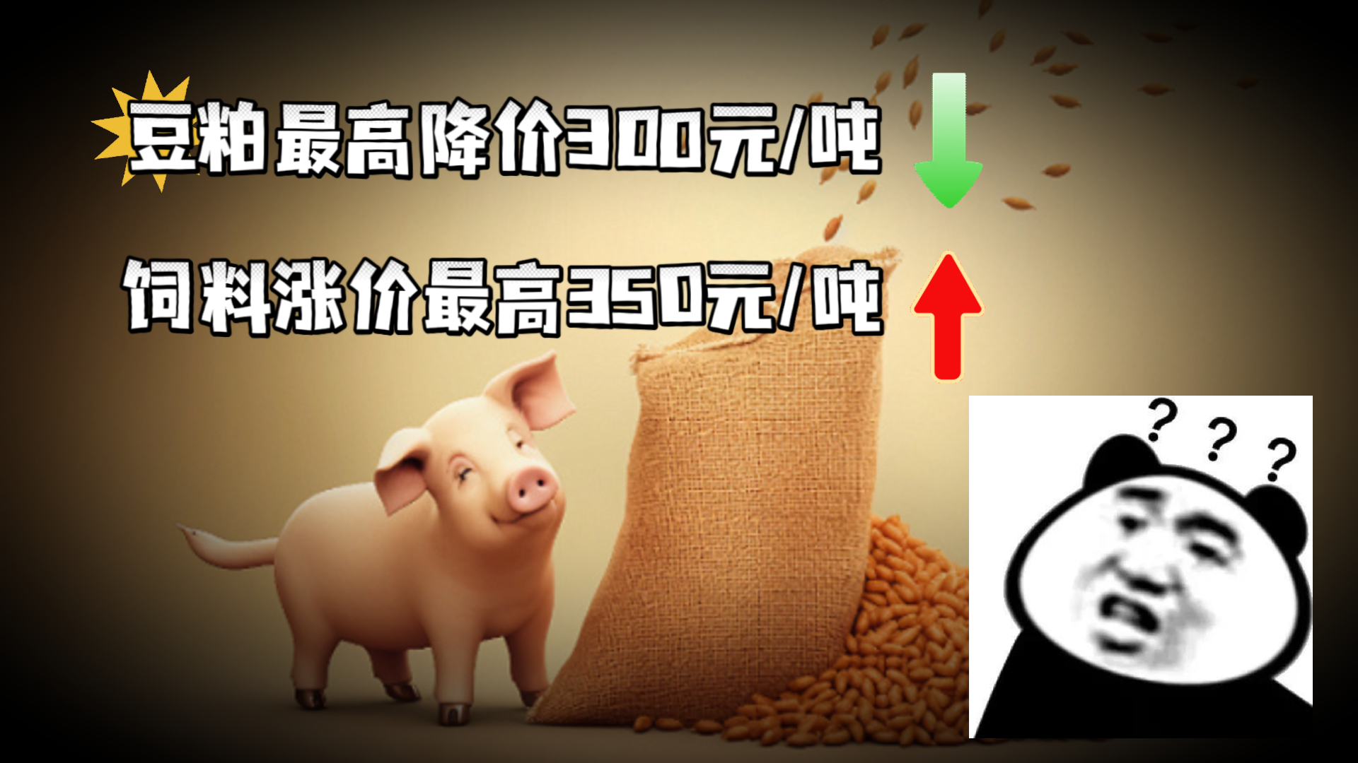 豆粕最高下跌300元/吨！为何饲料却还在上涨？